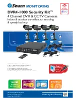 Preview for 1 page of Swann DVR4-1000 Specifications