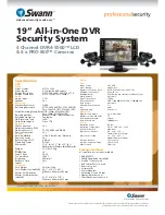 Preview for 2 page of Swann DVR4-5500 Specifications