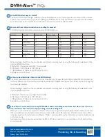 Предварительный просмотр 2 страницы Swann DVR4-Alert SW242-DAL Faqs