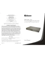 Preview for 1 page of Swann DVR4-NET-PLUS SW243-4NU User Manual