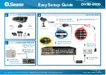 Swann DVR8-8900 Easy Setup Manual preview