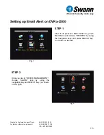 Preview for 2 page of Swann DVRx-2500 Setup Manual