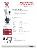 Предварительный просмотр 2 страницы Swann FamilyCam ADW-330 Specifications