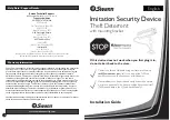 Swann Imitation Security Device Installation Manual preview