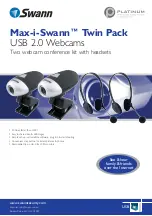 Preview for 1 page of Swann Max-i-Swann Twin Pack Speci?cation Manual