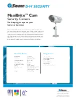 Preview for 2 page of Swann MaxiBrite Cam Specifications