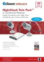 Swann NightHawk Twin Pack SW233-WX2 Specification Sheet предпросмотр