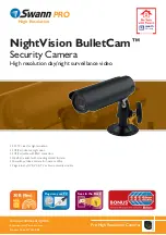 Swann NightVision BulletCam Speci?Cations preview