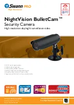 Preview for 1 page of Swann NightVision BulletCam Speci?Cations