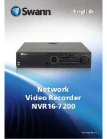 Swann NVR16-7200 User Manual preview