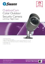 Preview for 1 page of Swann OutdoorCam none Specifications