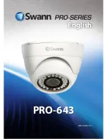 Preview for 1 page of Swann PRO-643 User Manual