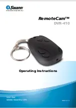 Swann RemoteCam DVR-410 Operating Instructions Manual preview