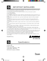 Preview for 3 page of Swann SM21090 User Manual