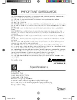 Preview for 3 page of Swann SM3080 User Manual