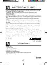 Preview for 3 page of Swann SM40010 User Manual