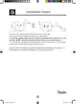 Предварительный просмотр 5 страницы Swann SR16210 Installation And User Manual