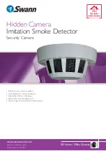 Swann SW-P-ISDBN Hidden Camera Specification предпросмотр