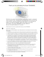 Preview for 2 page of Swann Teasmade STM100N Instruction Manual