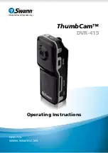 Предварительный просмотр 1 страницы Swann ThumbCam DVR-415 Operating Instructions Manual