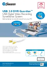 Swann USB 2.0 DVR Guardian SW241-UD4 Specification предпросмотр