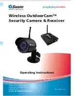 Swann Wireless OutdoorCam SW231-WCX Operating Instructions Manual preview