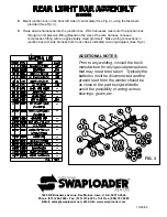 Preview for 53 page of swaploader SL-145 Parts And Operation Manual