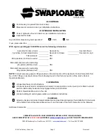 Preview for 6 page of swaploader SL-222 Parts And Operation Manual