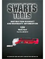 Preview for 1 page of Swart Multi-tool SW2010 Instruction Booklet