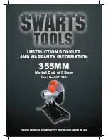 Swarts Tools 355MM Instruction Booklet preview