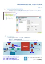 Предварительный просмотр 4 страницы Swatch EM Microelectronic EMDVK8500 Quick Start Manual