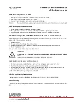 Предварительный просмотр 155 страницы Swatch Lasag SLS 200 CL Series Service Instructions Manual