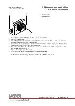 Предварительный просмотр 167 страницы Swatch Lasag SLS 200 CL Series Service Instructions Manual