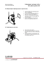 Предварительный просмотр 170 страницы Swatch Lasag SLS 200 CL Series Service Instructions Manual