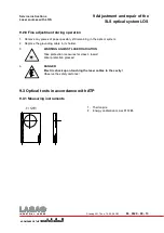 Предварительный просмотр 175 страницы Swatch Lasag SLS 200 CL Series Service Instructions Manual