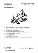 Предварительный просмотр 178 страницы Swatch Lasag SLS 200 CL Series Service Instructions Manual