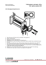 Предварительный просмотр 180 страницы Swatch Lasag SLS 200 CL Series Service Instructions Manual