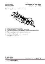 Предварительный просмотр 181 страницы Swatch Lasag SLS 200 CL Series Service Instructions Manual