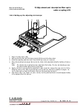 Предварительный просмотр 195 страницы Swatch Lasag SLS 200 CL Series Service Instructions Manual