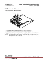 Предварительный просмотр 202 страницы Swatch Lasag SLS 200 CL Series Service Instructions Manual