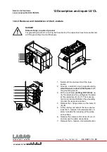 Предварительный просмотр 267 страницы Swatch Lasag SLS 200 CL Series Service Instructions Manual