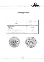 Предварительный просмотр 1 страницы Swatch Omega 1140 Technical Information