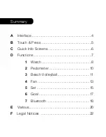 Preview for 3 page of Swatch Touch Zero One User Manual