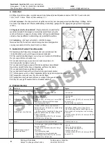 Preview for 4 page of SWEDMACH Liftwell 22 Instruction Manual & Spare Parts Catalogue