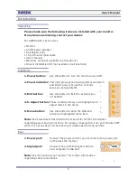 Предварительный просмотр 6 страницы SWEDX XV1-15 Series User Manual