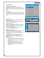 Предварительный просмотр 7 страницы SWEDX XV1-26TV User Manual