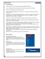 Preview for 9 page of SWEDX XV1- 32 User Manual