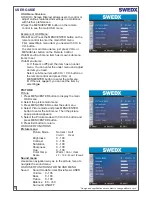 Preview for 10 page of SWEDX XV1- 32 User Manual