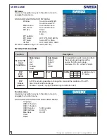 Предварительный просмотр 11 страницы SWEDX XV1- 32 User Manual