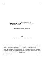 Предварительный просмотр 28 страницы SweepEx SWB-320 Owner'S Manual